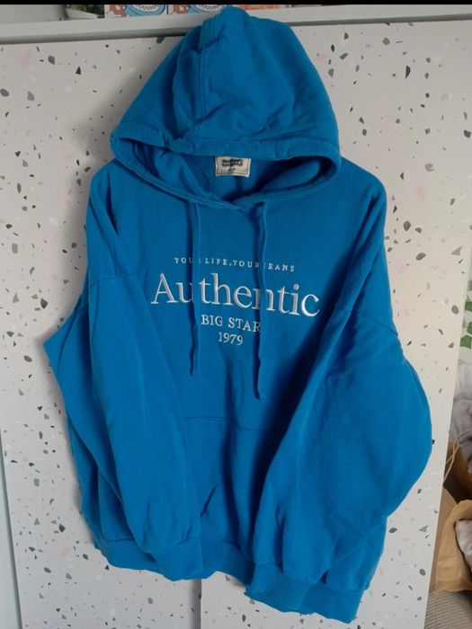 Nowa bluza niebieska unisex.