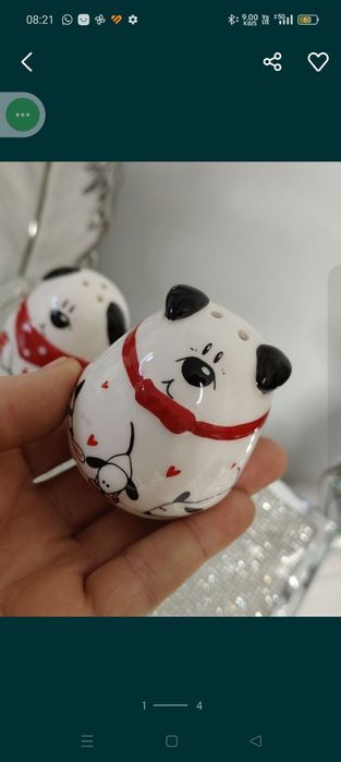 Pieprzniczka i solniczka pieski