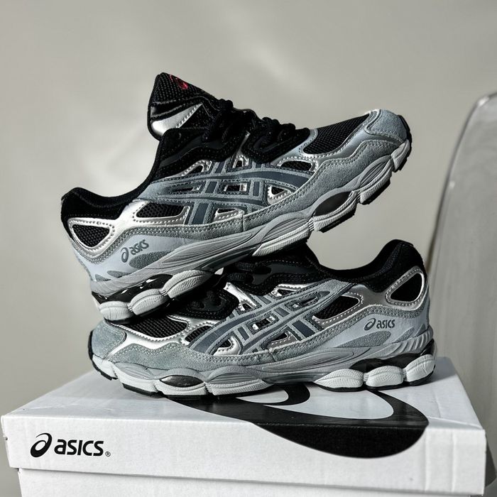 Кросівки чоловічі Asics Gel NYC Black Fjord Grey Кроссовки мужские