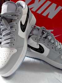 Жіночі кросівки Nike Air Jordan/ Найк Аїр Джордан Білі з сірим
