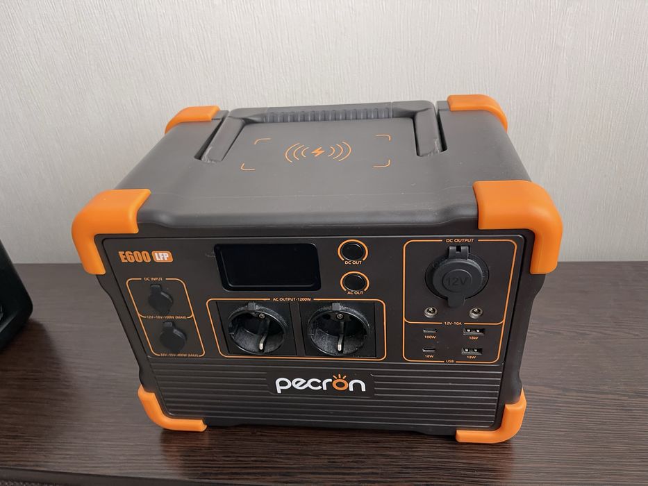 Портативна зарядна станція Pecron E600LFP -  614Wh, 1200W