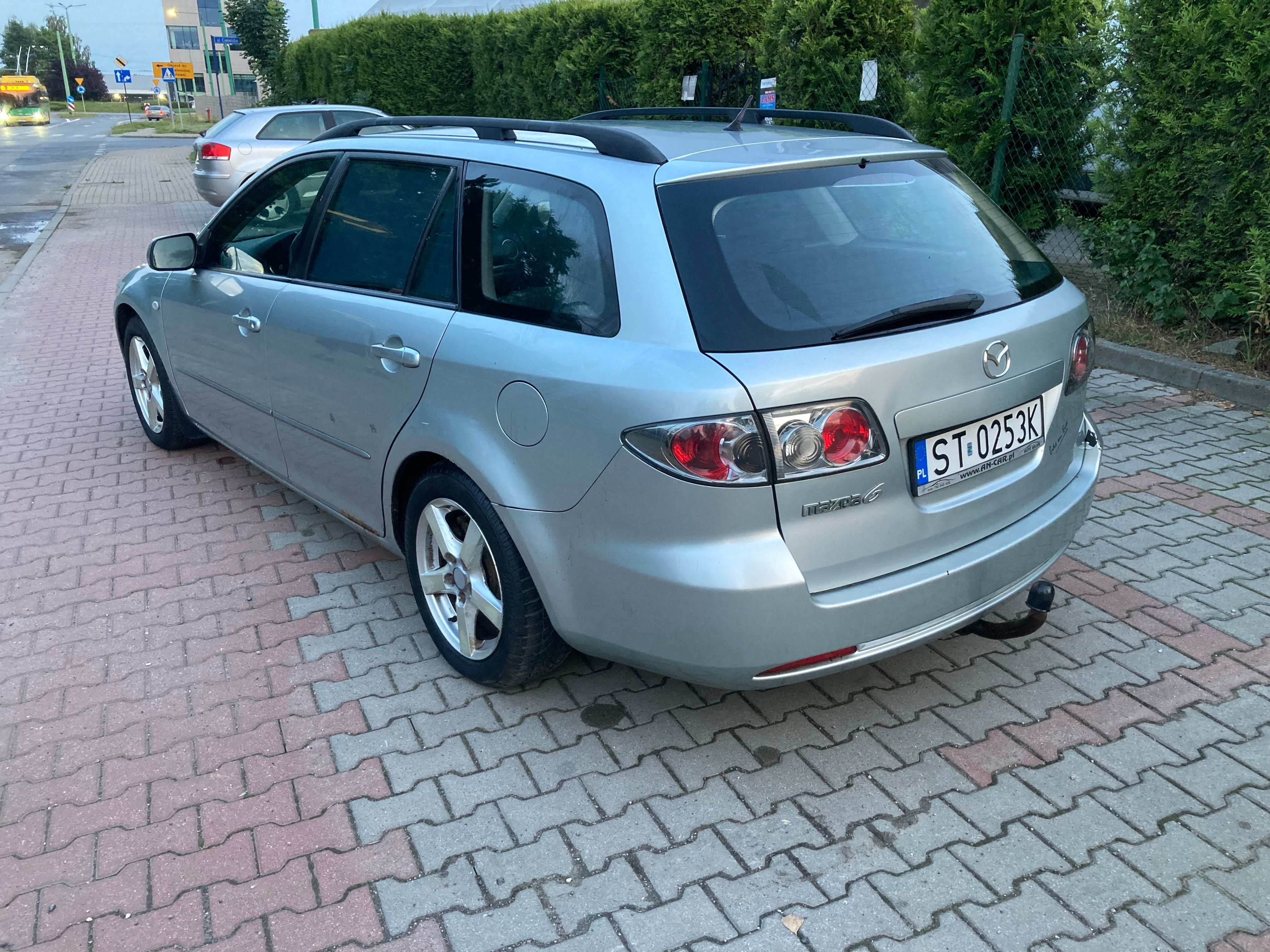 Mazda 6 kombi 2.0benzyna 147KM,bogata wersja: xenon, klima, 6 biegów.