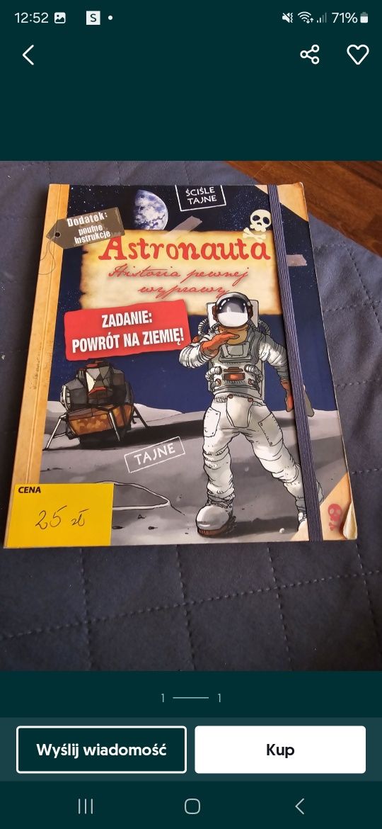 Ladna książka astronauta
