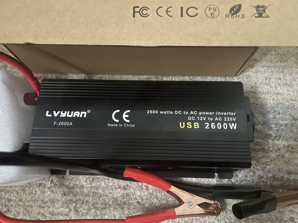 ‼️Інвертор LVYUAN 2600W‼️Інвектор, преобразователь напряжения