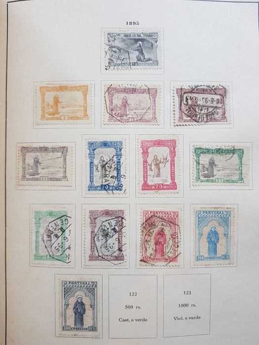 Álbum selos de portugal 1853