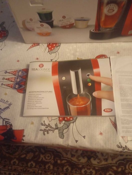 á venda:
maquina de chá e café da marca TEALOUNGE.