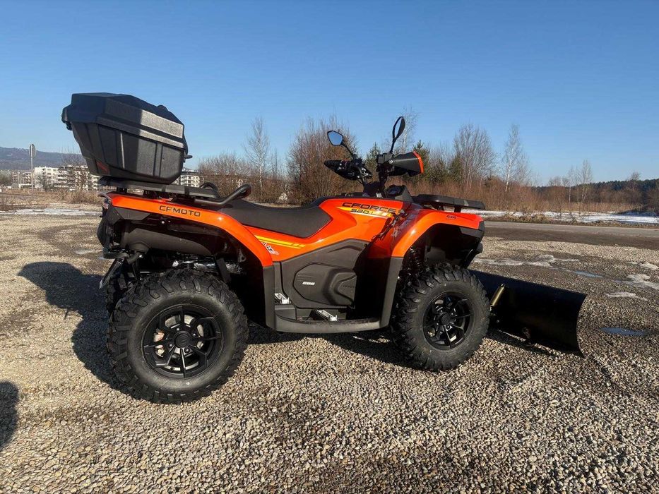 CF MOTO 520L 2024r. KUFER + PŁUG   RATY //LEASING // VAT 23%