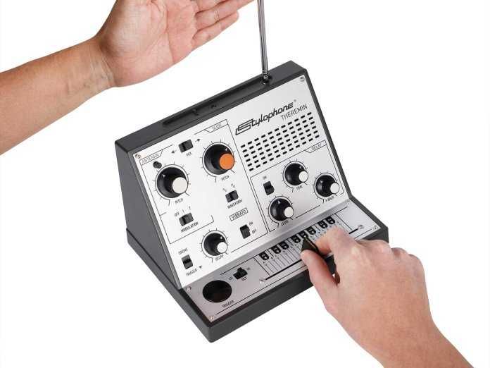 Stylophone Theremin Przenośny SYNTEZATOR Kontrolowany ruchem \ NOWOŚĆ
