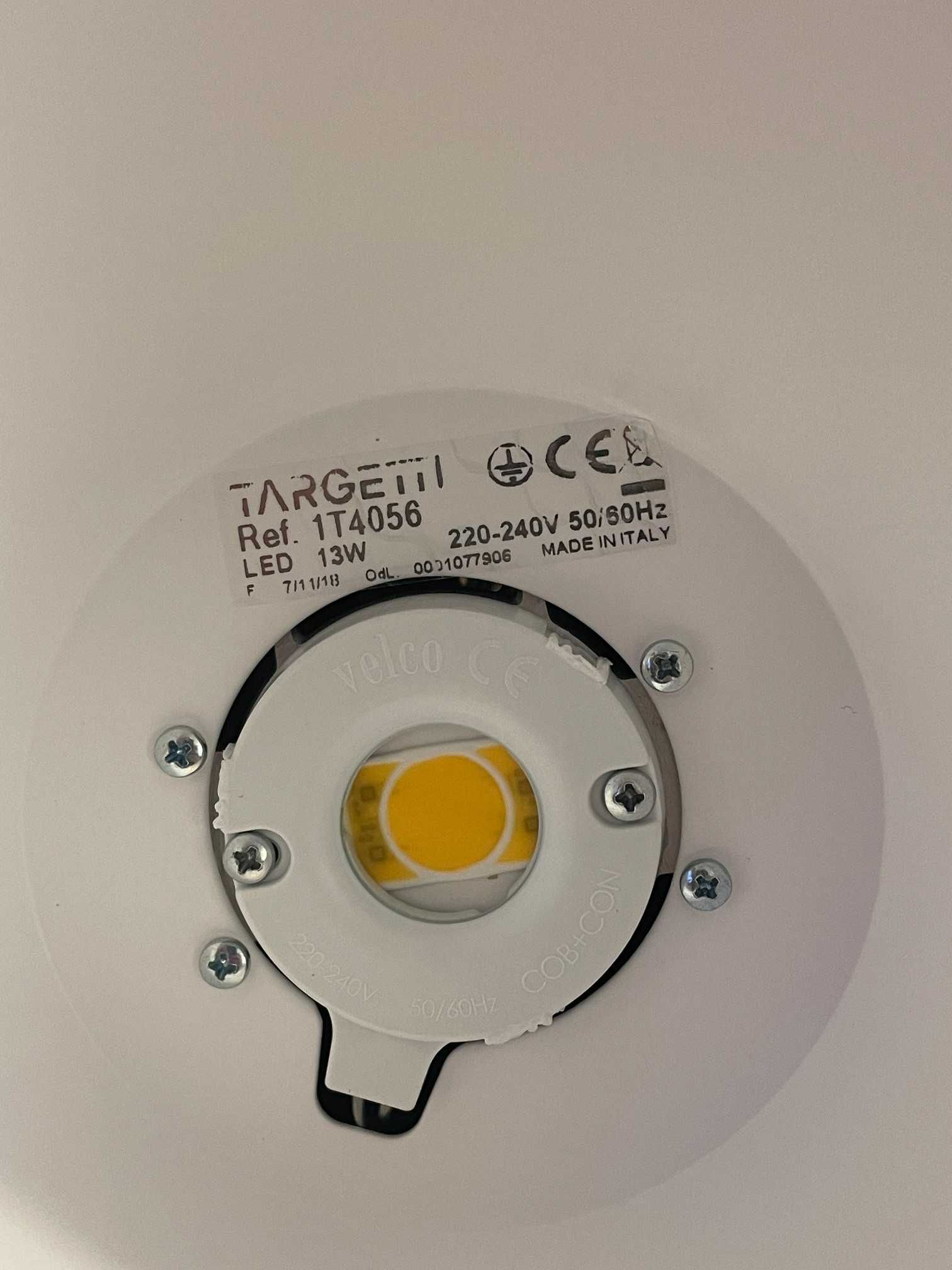 Lampa Targetti czarna Made in Italy