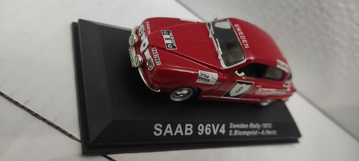 Miniatura 1/43 - Saab 96V4 - Sweden Rally 1972