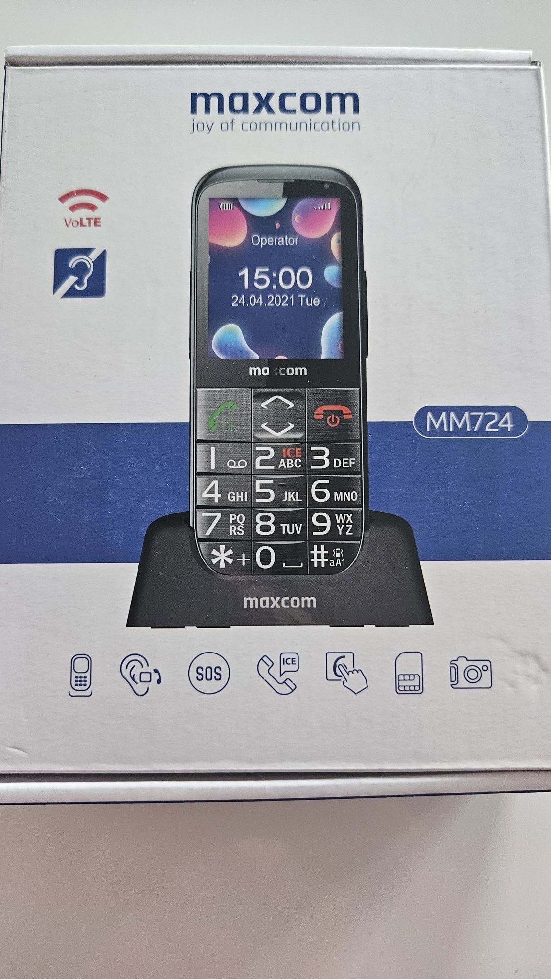 Telefon Maxcom Comfort MM724 Czarny