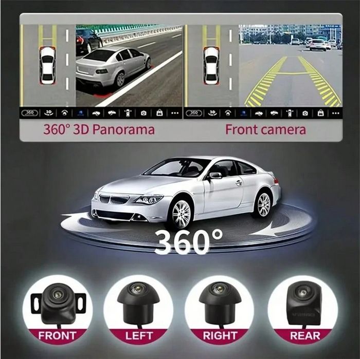 Система кругового огляду парктронік Car Cam 360, нічне бачення!