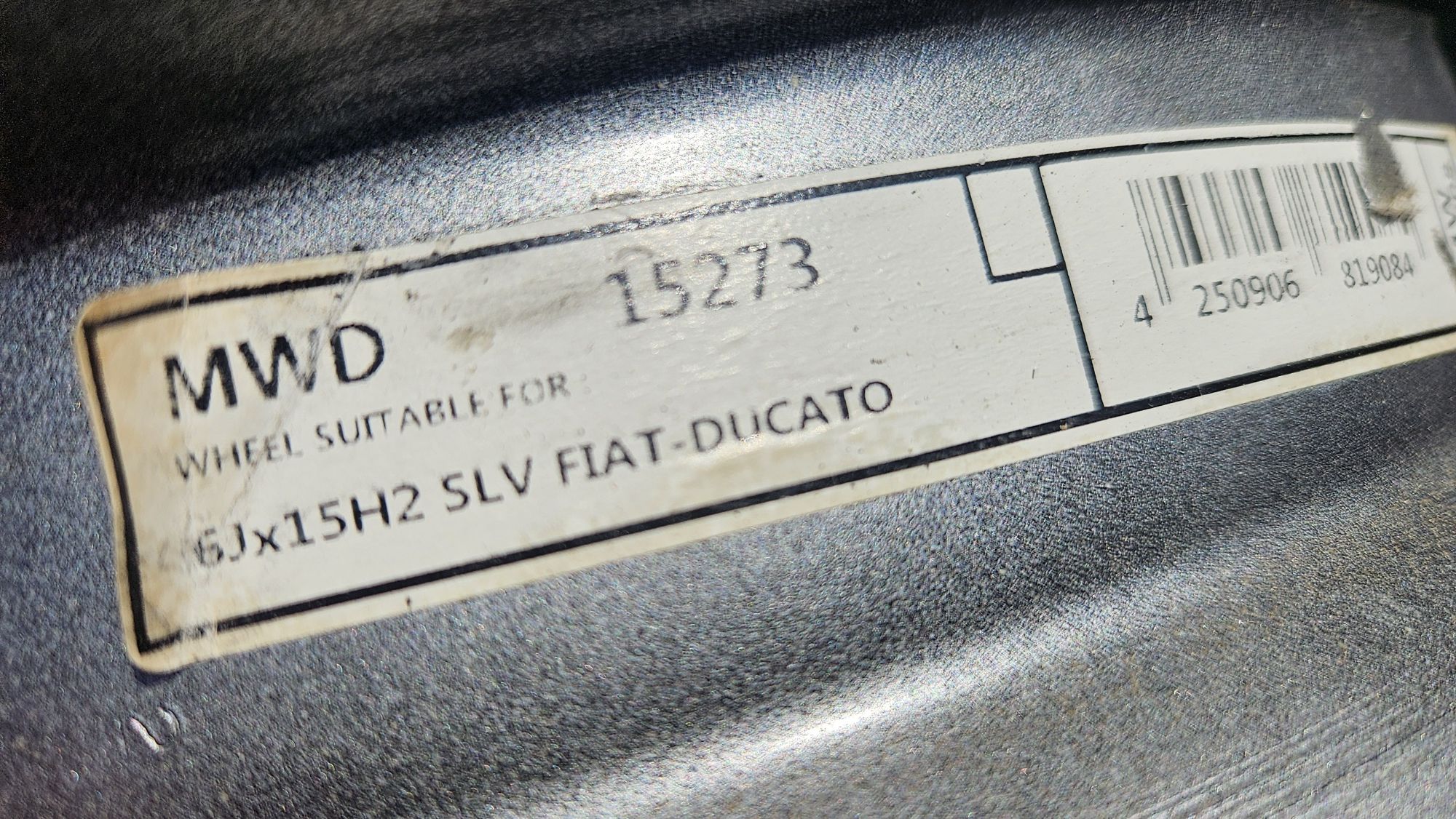 15 " 5x118 Fiat Ducato Citroën Jumper Peugeot Boxer felgi stalowe