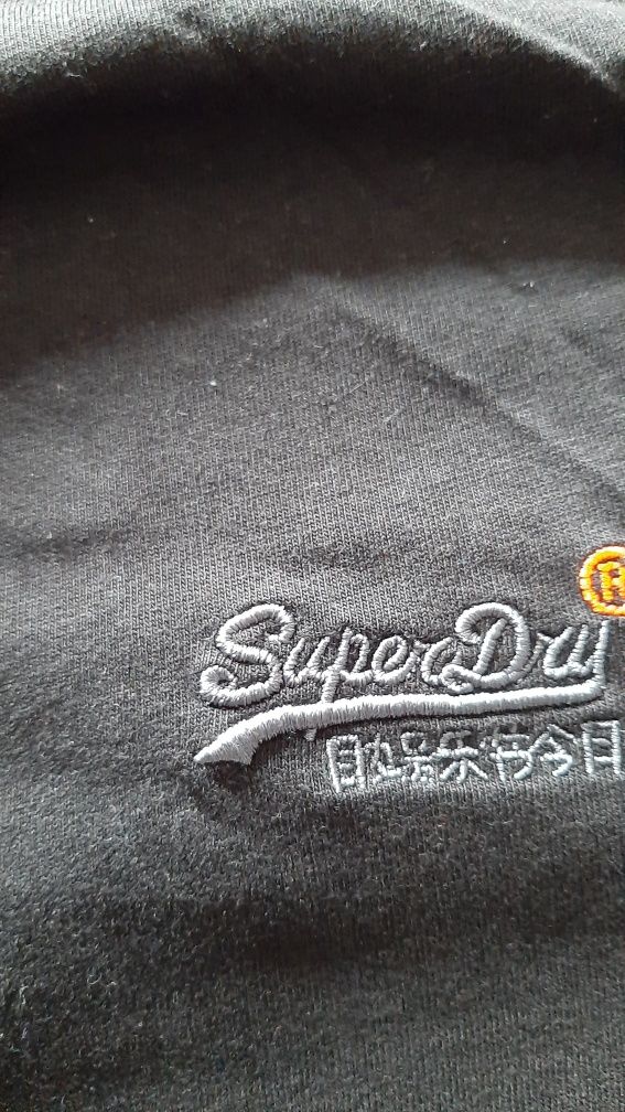 Superdry  t shirt  S  czarny tshirt