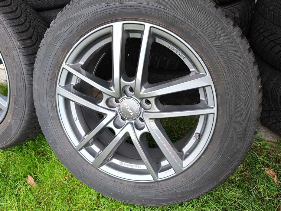 Alufelgi Rial Astorga 5x108 ET46 18 Grafit 225/60/18 zima 4x7mm Kuga