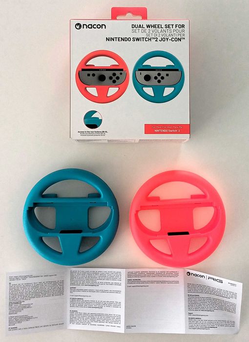 Kierownice do kontrolera Nintendo Switch 2 Joy-Con Nacon - 2 szt.
