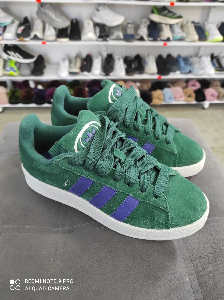 ОРИГІНАЛ 100% Кросівки Adidas Campus 00S Shoes Green ID3170 39