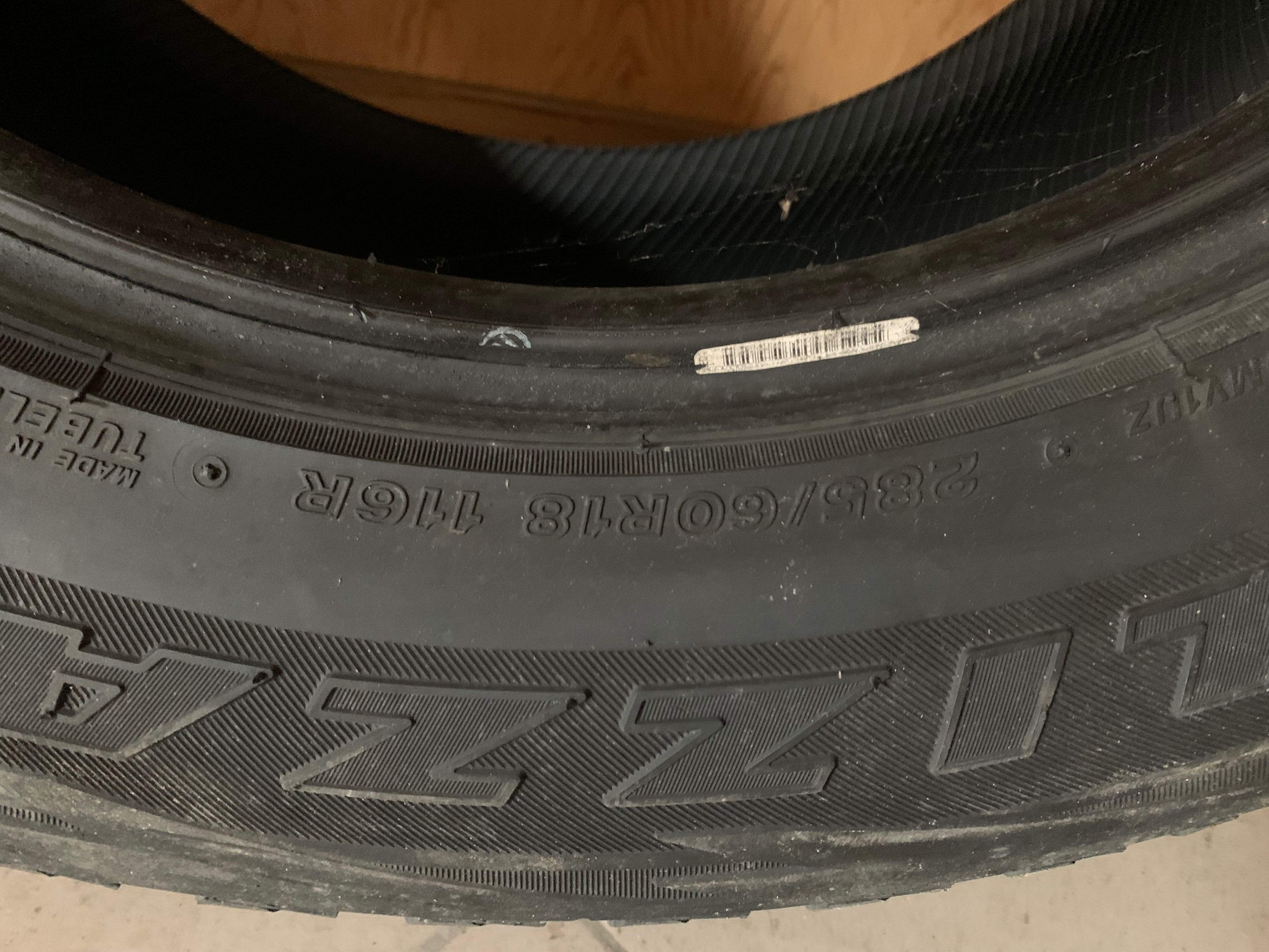 285 60 18 Bridgestone blizzak комплект