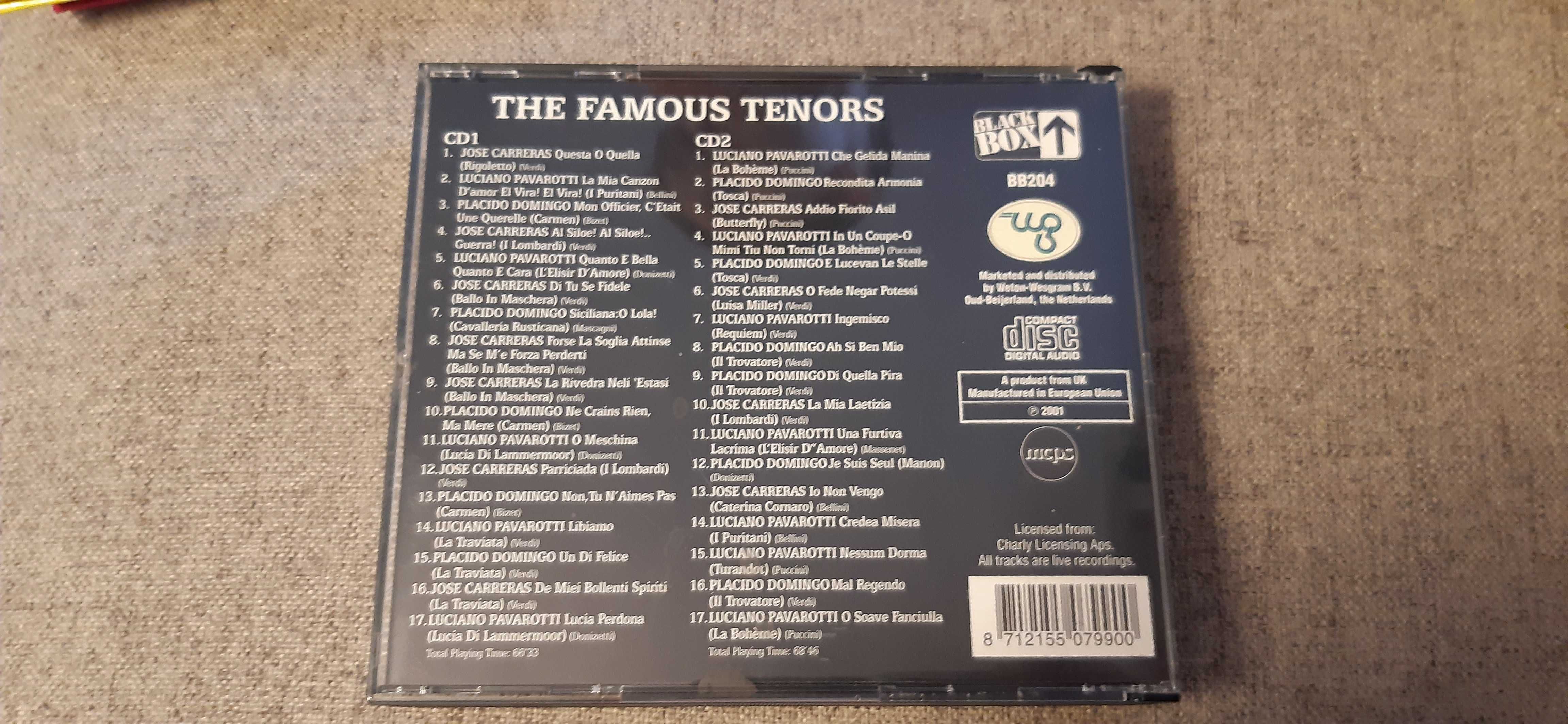 ekskluzywne wydanie nesum dorma the famous tenors 2 cd