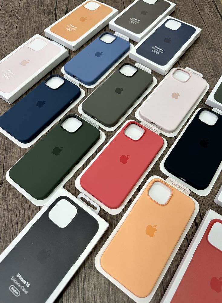Чехол силиконовый силіконовий Silicone Case Айфон iPhone 15  Ориг оріг