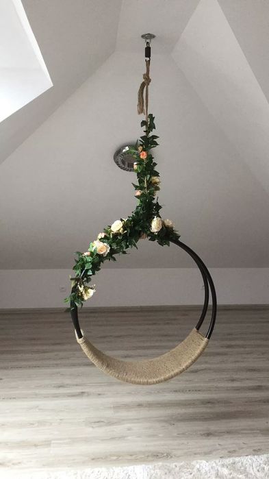 Huśtawka domowa, nowoczesna, ogrodowa, do studia, salonu urody