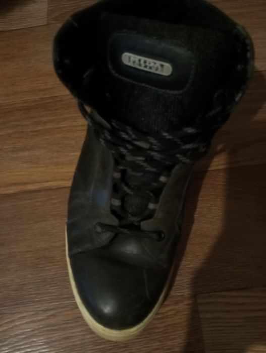 Ботинки мужские, кожаные, зима