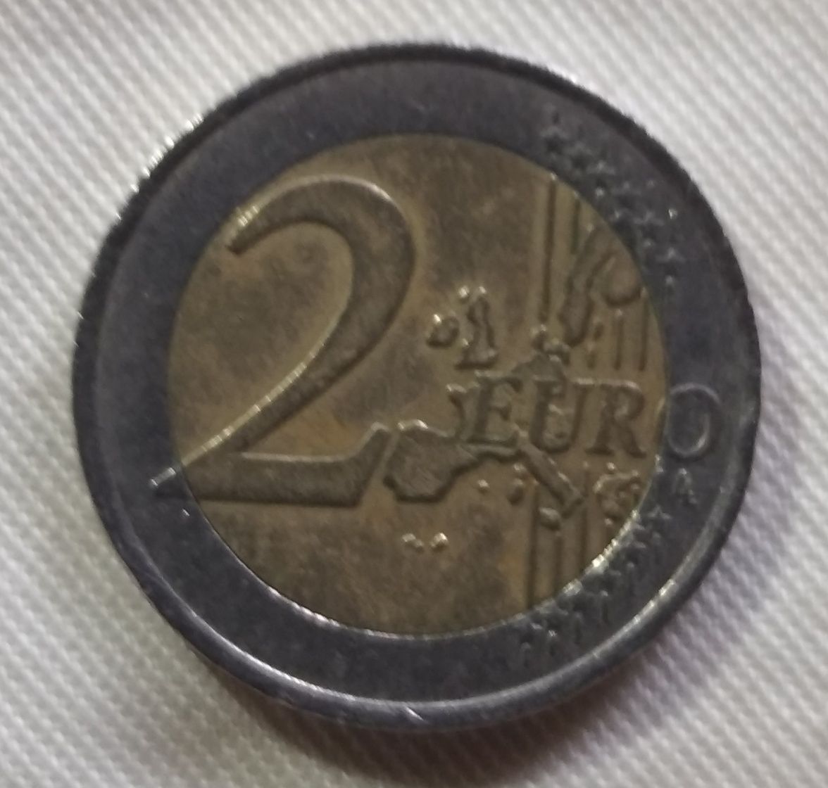 Moeda Francesa 2 euros  Rara