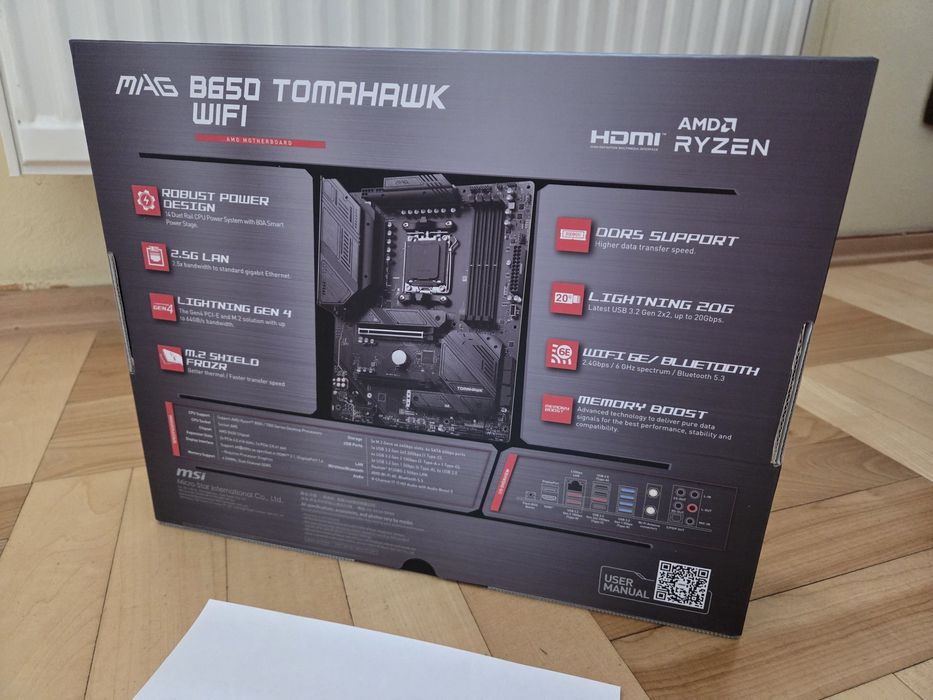 Płyta główna MSI MAG B650 TOMAHAWK WIFI ATX Nowa + dowód zakupu GW