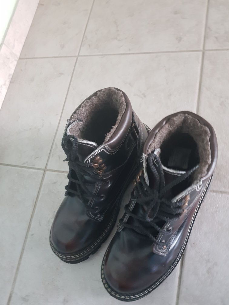 Buty męskie trapery polskie Dagmor skóra 40
