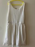 Sukienka h&m 158-164 biała śmietankowa