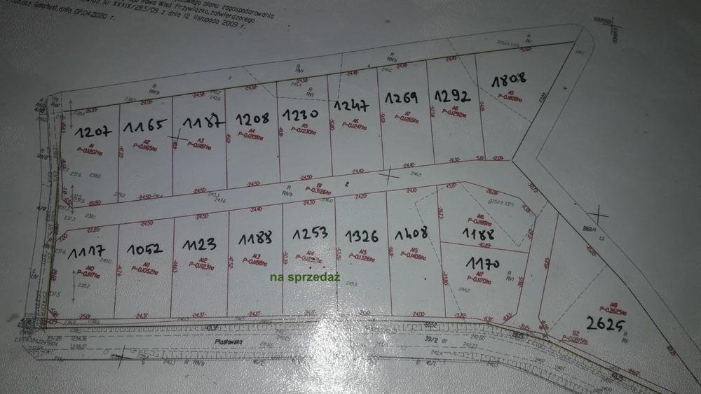 Działka budowlana 1253 m/2 uzbrojona w Nowej Wsi Przywidzkiej.