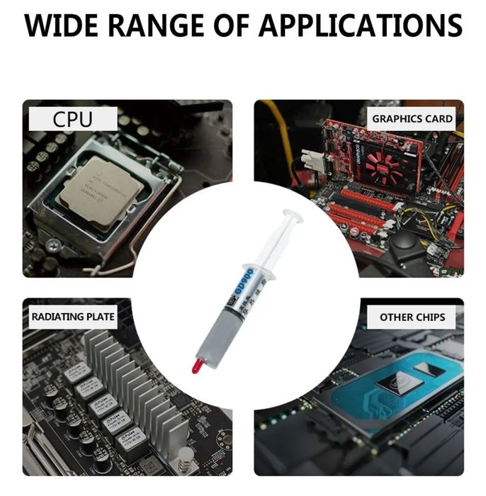 Термопаста GD900 15g thermal grease шприц 15г