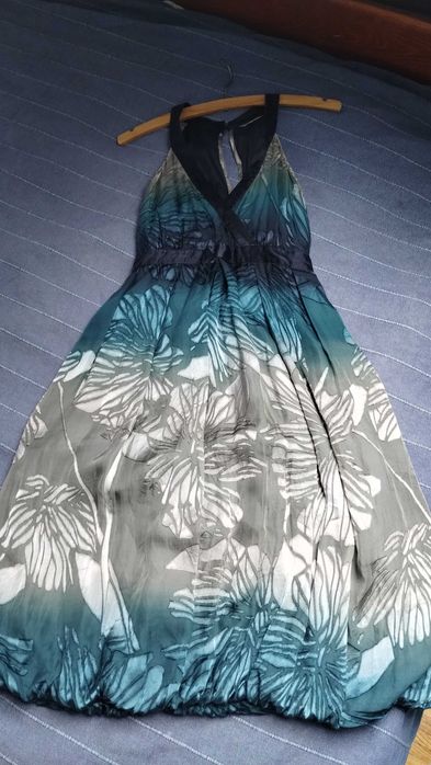 Sukienka prawdziwy jedwab 38 M