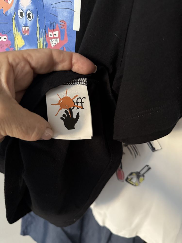 Продам футболку на девочку фирмы off white