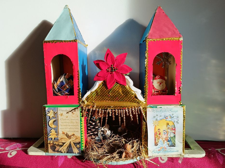 Szopka bożonarodzeniowa duża