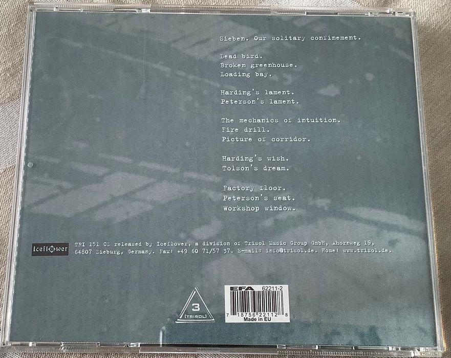 Sieben ‎– Our Solitary Confinement - cd