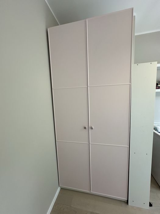 Ikea PAX drzwi 50x229 do szafy - jak nowe - pudrowy róż - limitowana