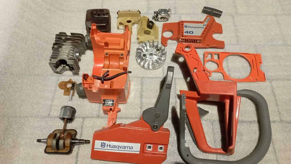 Piła Husqvarna 40 części solo 647 gaźnik filtr cewka partner echo 3500