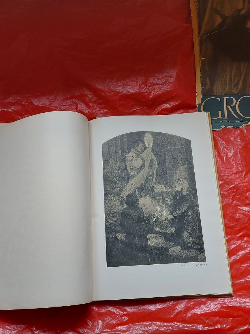 Książka duża ARTUR GROTTGER 1958r