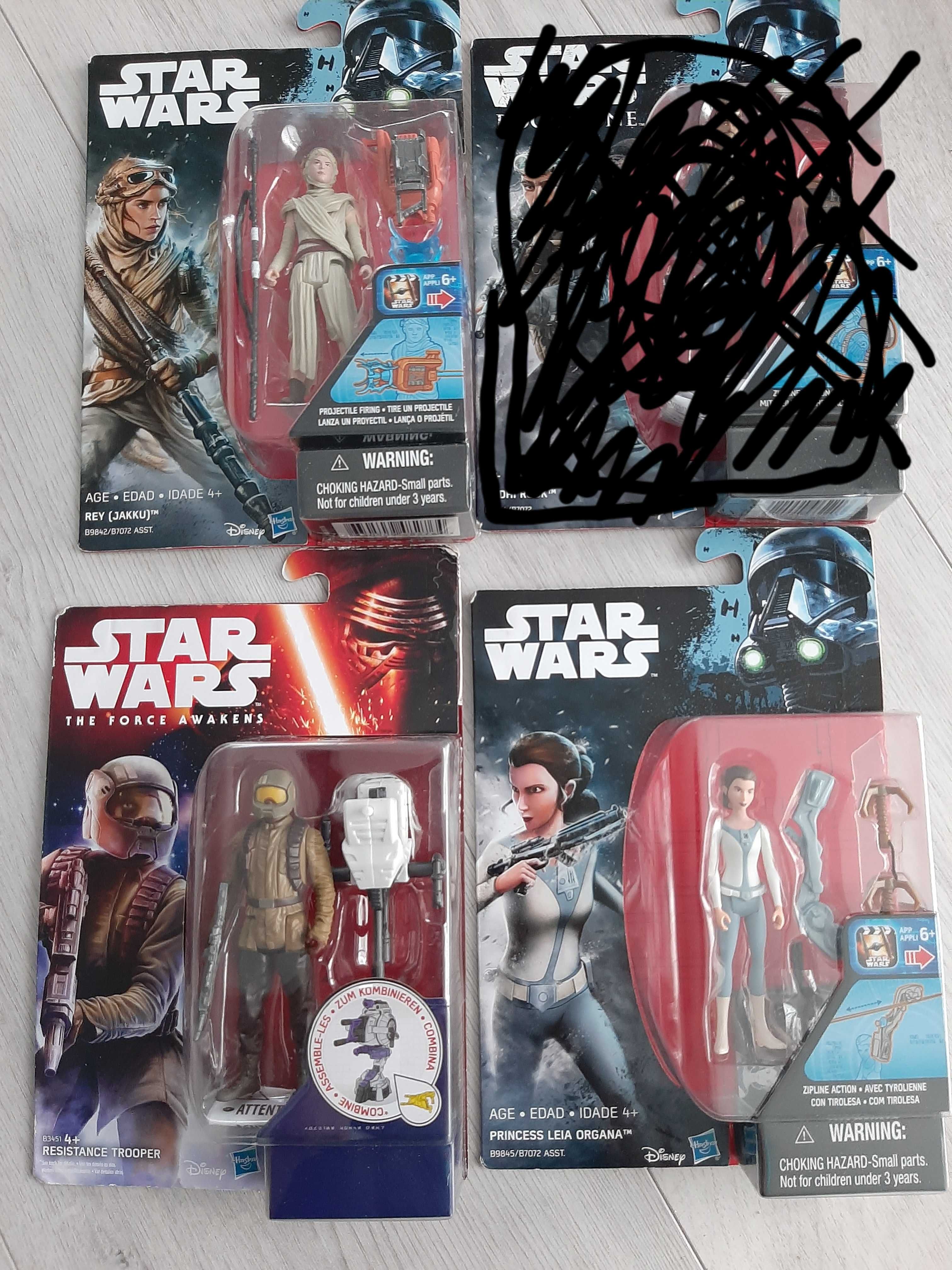 3 figurki z serii Star Wars firmy Hasbro