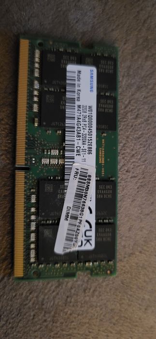 Placa 32GB RAM sodimm