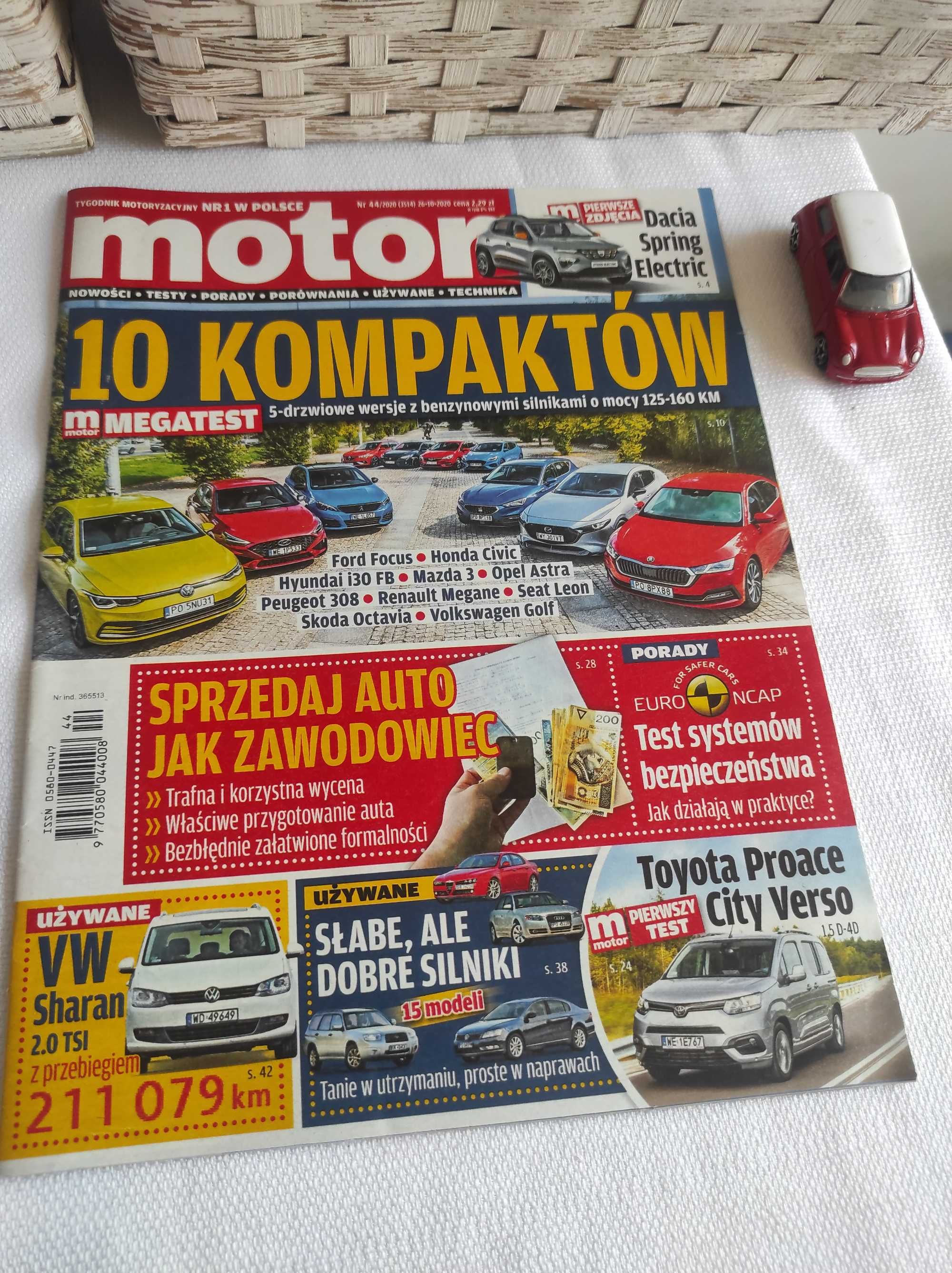 Czasopismo Motor WYSZUKAJ Auto 44/2020 Spring Maserati Megane Sharan