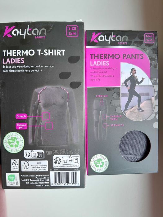 Комплект безшовної зональної термо-білизний KAYTAN - S/M, XL