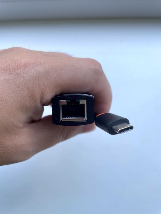 Інтернет перехідник для ноутбука під мережевий кабель