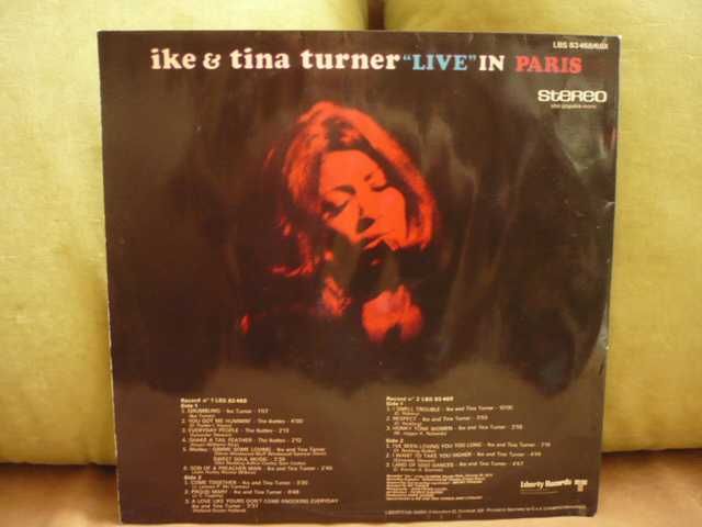 Podwójny winyl  Ike & Tina Turner  Live in Paris Olympia 1971.