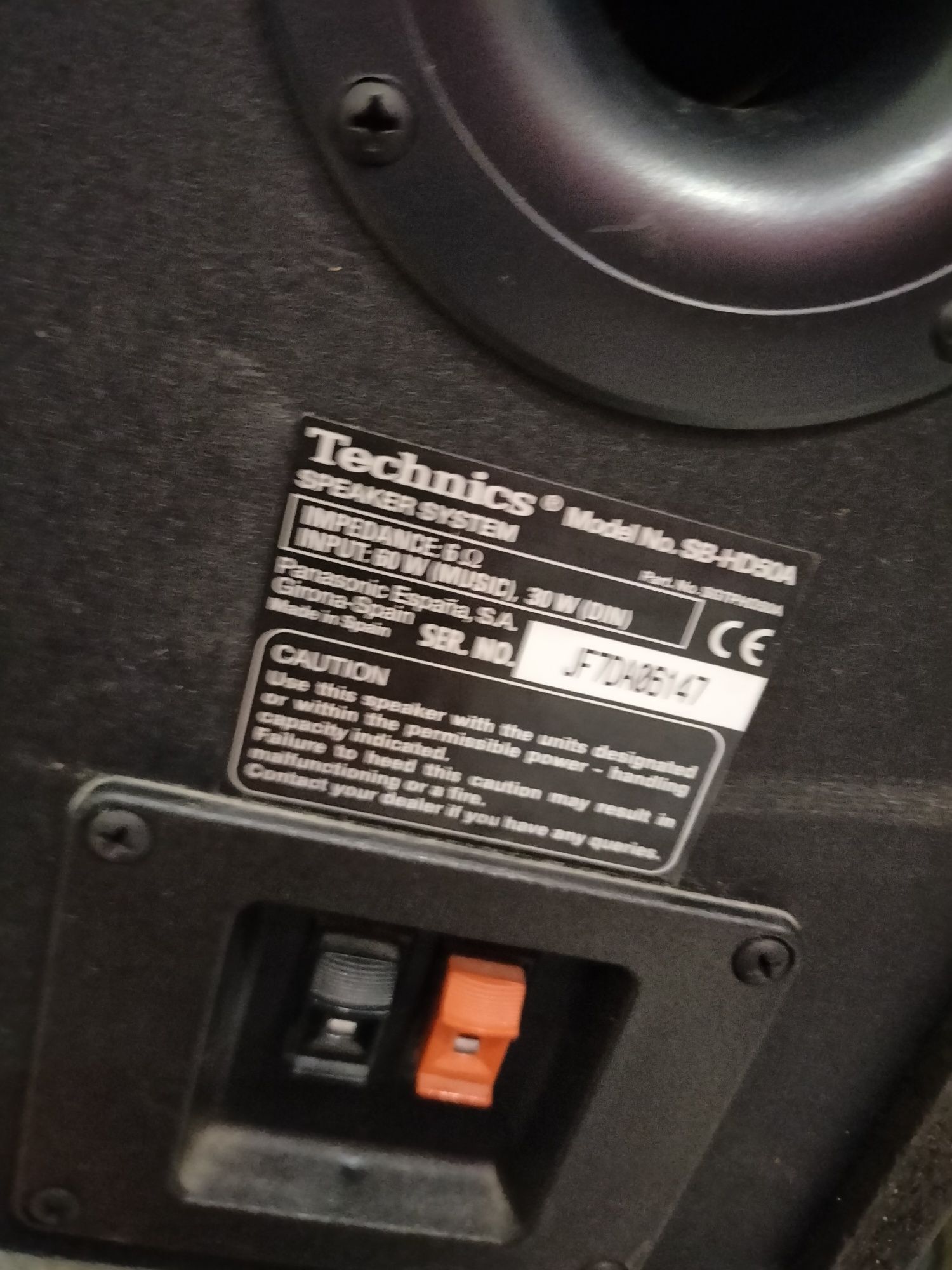 Kolumny Technics SB-HD50A