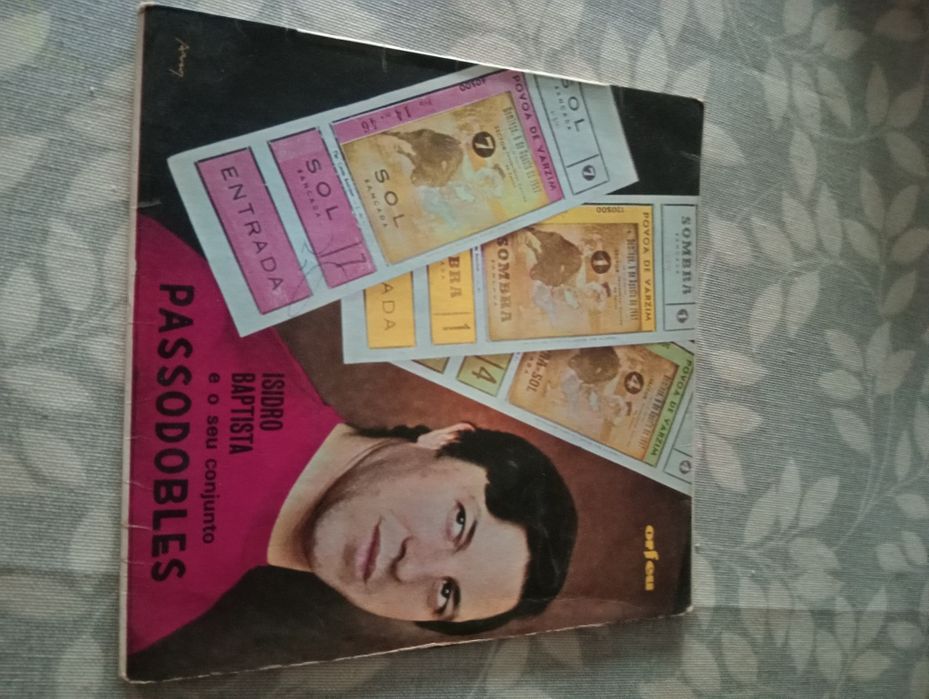 Vinil 7 pol Isidro Baptista e o seu conjunto - Passodobles