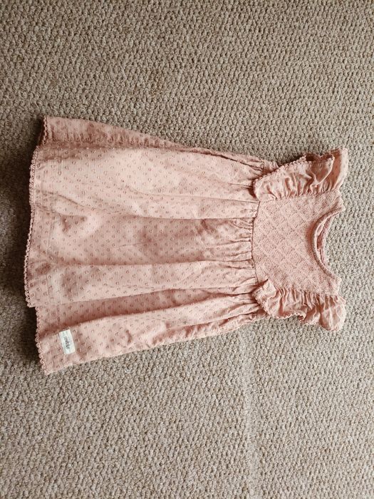 Sukienka wizytowa plumeti, roczek Newbie 86