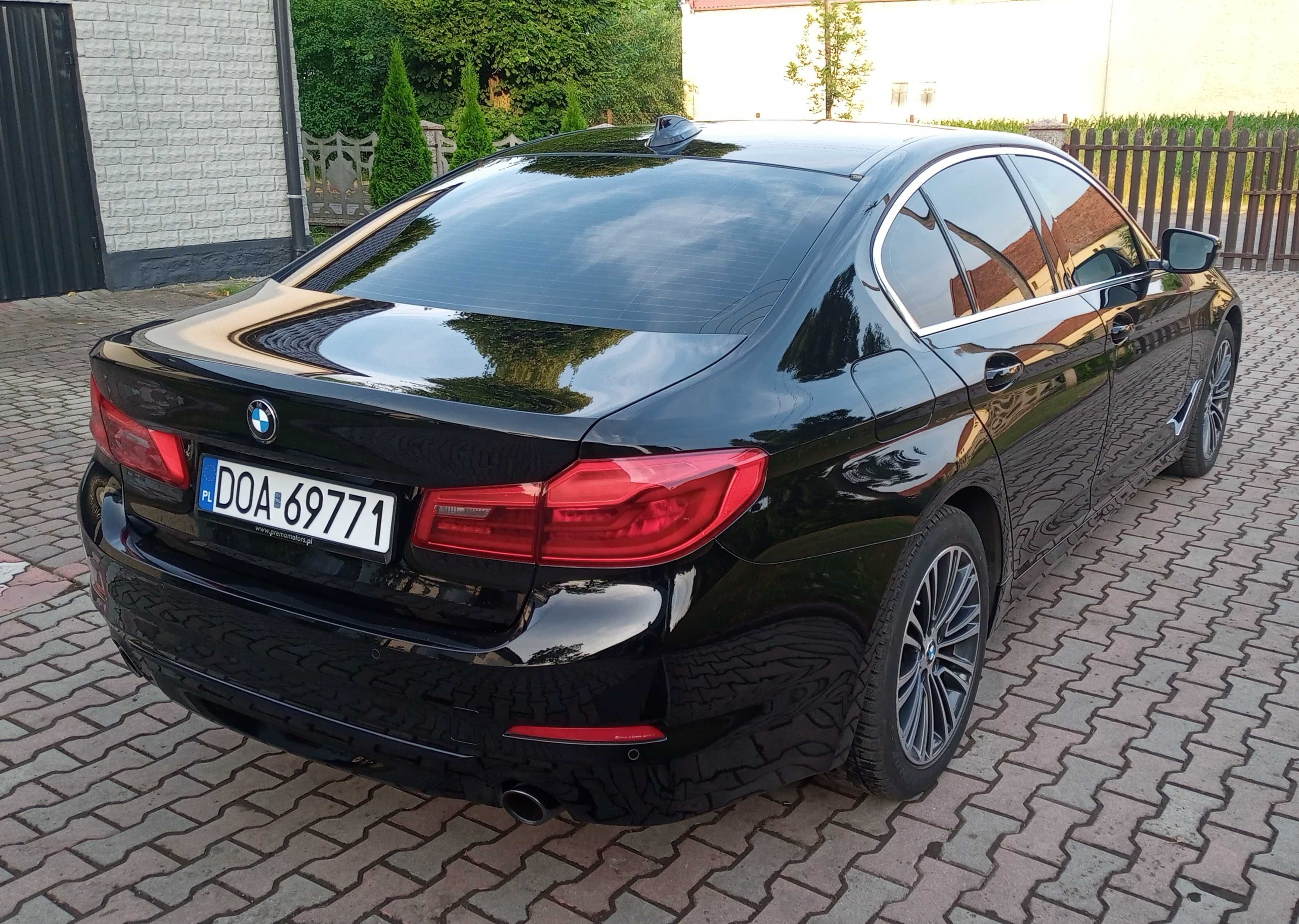BMW 518 G30 2018r, Polski Salon, przebieg 107tys km, 2.0 diesel