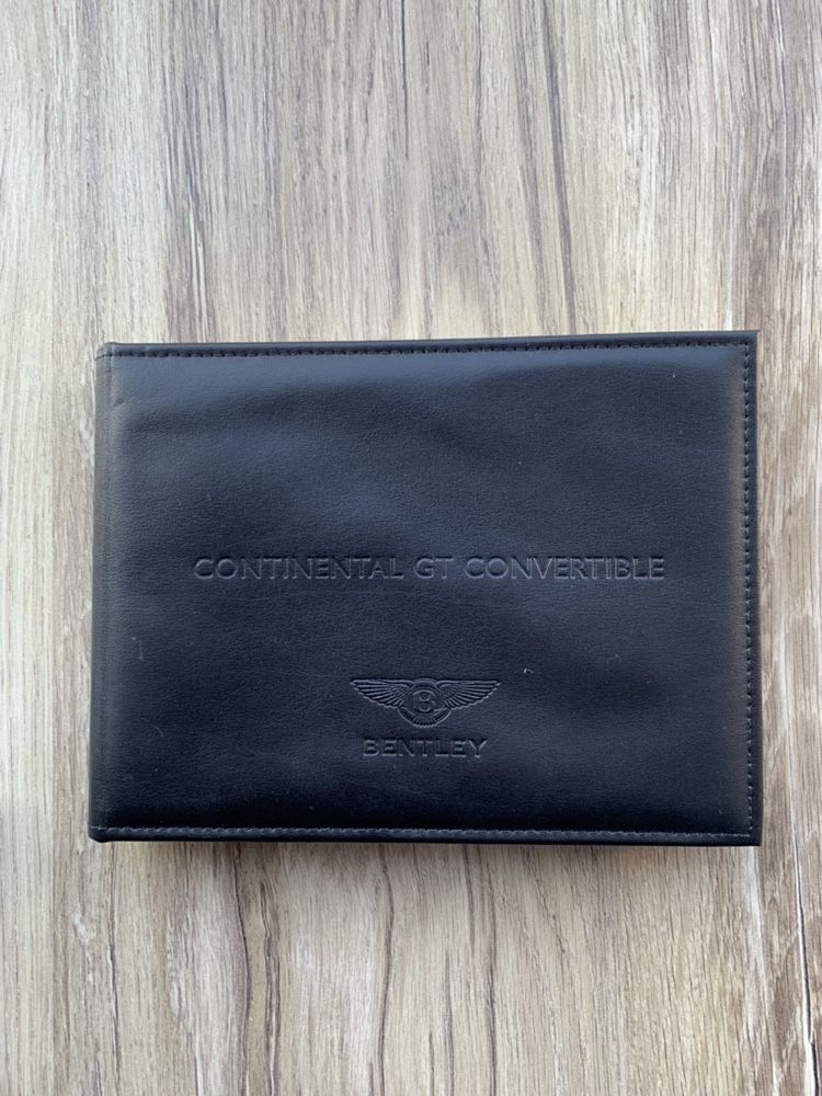 Bentley GT Convertible Instrukcja obsługi /owners manual handbook